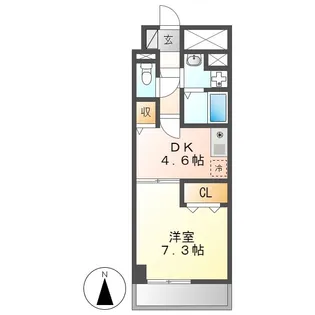 ベレーサ山王【8階】の間取り