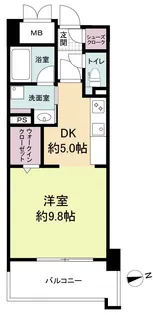 ウェルブライト博多ステーション【7階】の間取り