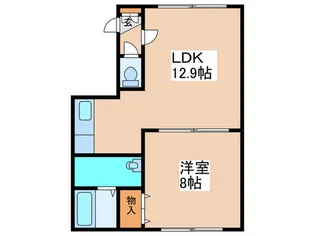 ラヴィ・セ-ヌ菊水上町【4階】の間取り