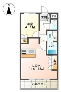 エルマルム【2階】の間取り