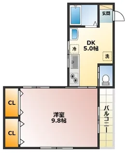 ソレイユときわV【1階】の間取り