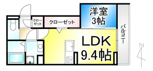 トリシア居町【1階】の間取り