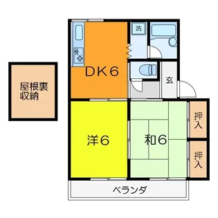 メゾン槙【2階】の間取り