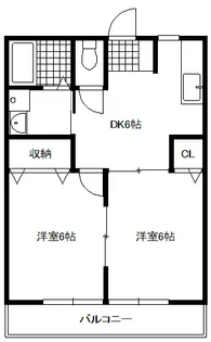メゾン高山【2階】の間取り