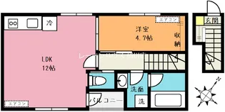 グランツリー桶川【2階】の間取り