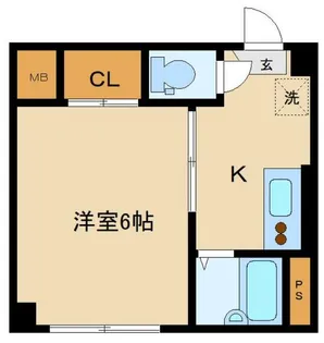 第59シンエイビル【1階】の間取り