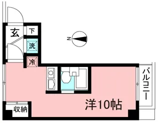 BSロイヤルハイム【3階】の間取り
