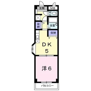 シャンドフルールII【3階】の間取り
