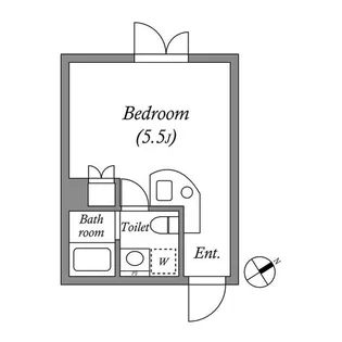 ルネサンスコート千駄ヶ谷NORTH【3階】の間取り