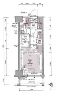 クレヴィア山吹神楽坂【2階】の間取り