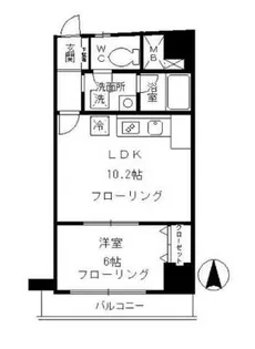 ローズガーデン【10階】の間取り