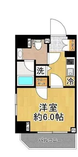 アヴァンツァーレ川崎EAST【10階】の間取り
