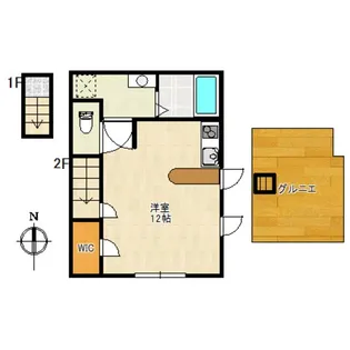 マスマニャーナ【2階】の間取り