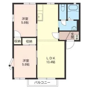 グリーンハイツ モリ【2階】の間取り