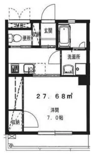 アドニス北沢【1階】の間取り