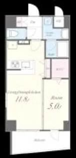 テ レジャンデール護国寺WEST【8階】の間取り