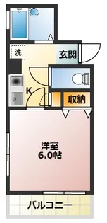 ロジュマン大裕【3階】の間取り