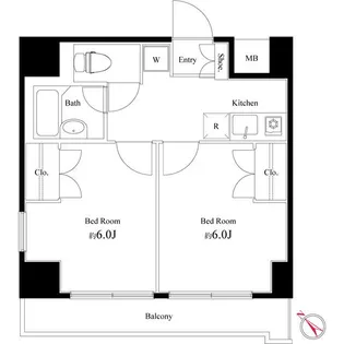 SOCIO町田【3階】の間取り