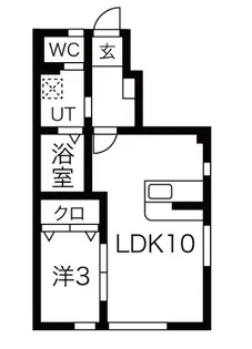 メゾンドショコラ【1階】の間取り