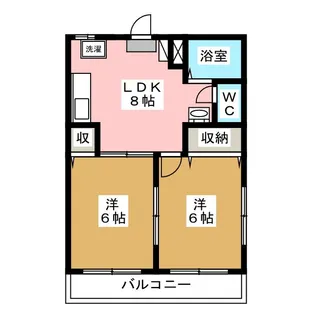 第2ホワイトハイツ【3階】の間取り