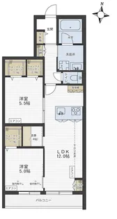 Maison Tampopo【2階】の間取り