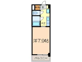 第7フクマルビル【2階】の間取り