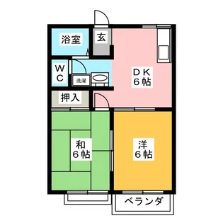 クレール十五夜【2階】の間取り