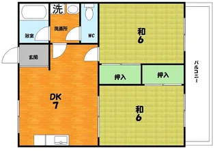 小篠マンション【3階】の間取り