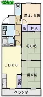 グランドハイツ【2階】の間取り