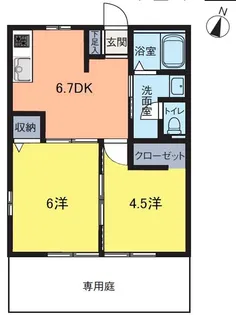 サンガーデン【1階】の間取り