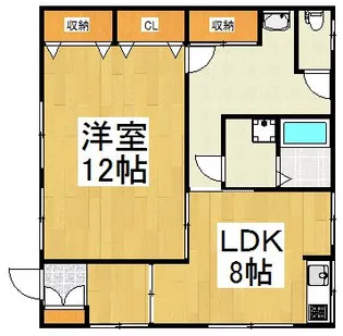 クレインテール【1階】の間取り