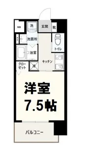 リヴィアス難波クラス【13階】の間取り