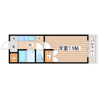 ファーイーストメゾン【4階】の間取り