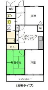 東戸塚ハイム【2階】の間取り