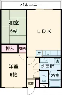 ニューウェーブマンション【5階】の間取り