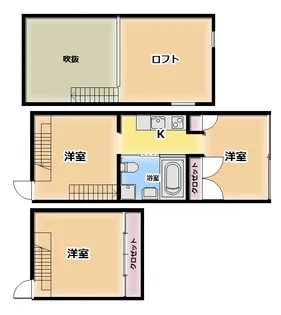 京都みやび【5階】の間取り