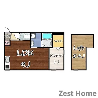 LEGGERO武庫川【1階】の間取り