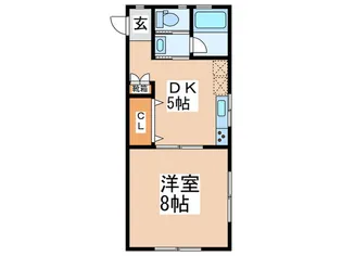 ブランシェ町田【1階】の間取り