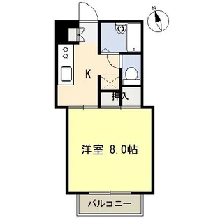 ハイネス子平町【2階】の間取り