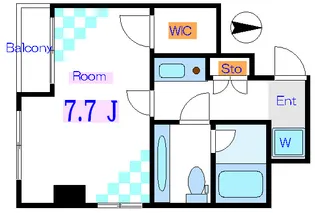 NOZY machiya【6階】の間取り
