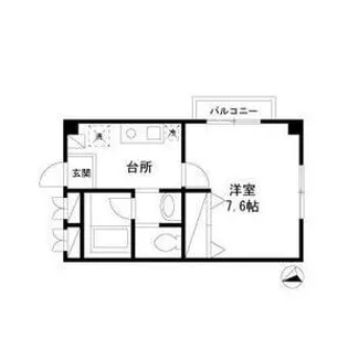 ハイ-ヴィレッジオ【3階】の間取り