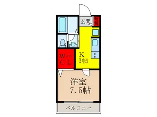 Castle Will IkedaII【2階】の間取り