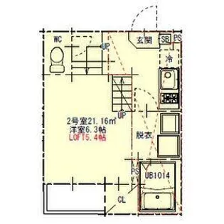 ハーモニーテラス鳴海町字丸内【1階】の間取り