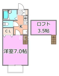HOUSE WIKI WIKI【2階】の間取り