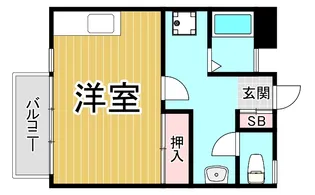 木の家香櫨園【2階】の間取り