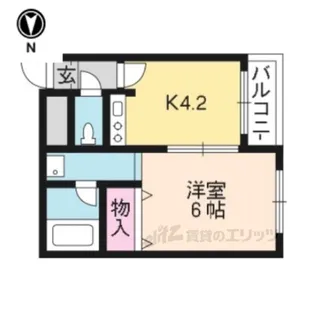 ファーストユースハイツ【4階】の間取り
