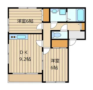 メゾンリヴェール【1階】の間取り
