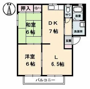 エスティー新福 C棟【2階】の間取り