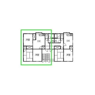 グリーンコーポ大貫A【2階】の間取り