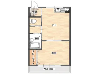 ヴィラージュ駒ヶ根【2階】の間取り